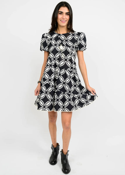 Uncle Frank Quality Pattern Swing Dress