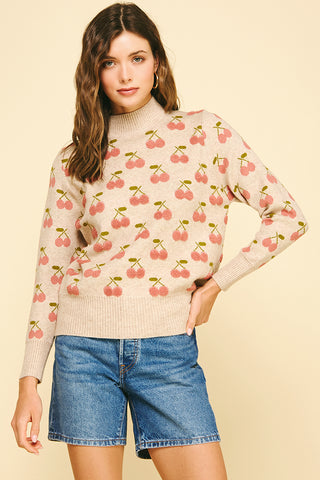 PINCH Cherry Knit Sweater