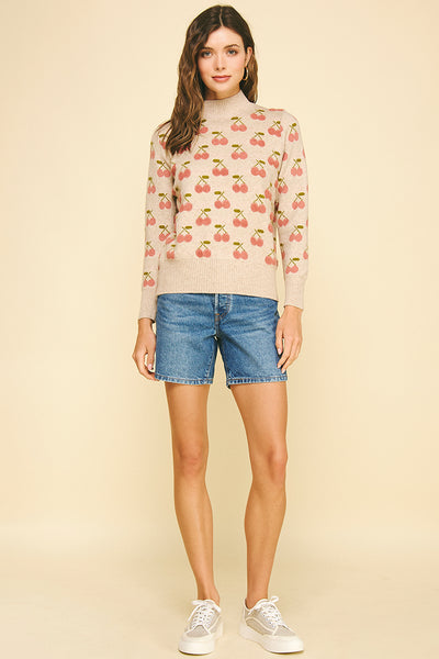 PINCH Cherry Knit Sweater