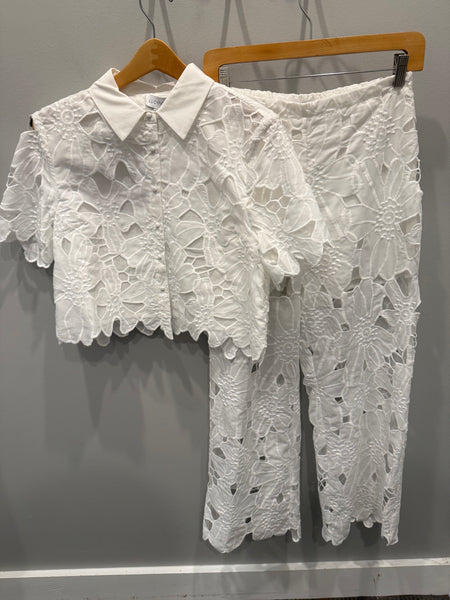 Lucy Paris Effie Eyelet Top