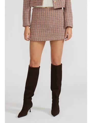 Lucy Paris Tweed Mado Skirt