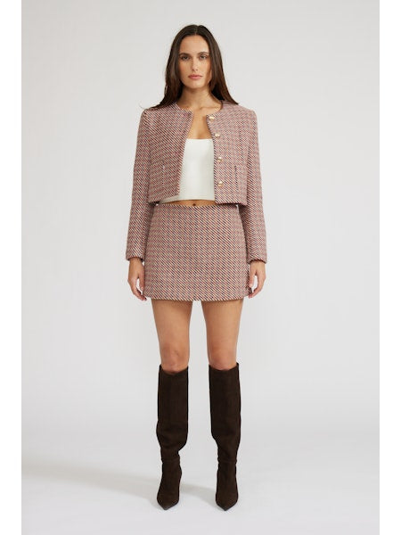 Lucy Paris Tweed Blair Jacket