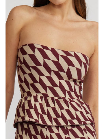 Lucy Paris Antonella Strapless Top