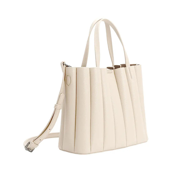 Melie Bianco Adela Vegan Leather Tote [ivory]