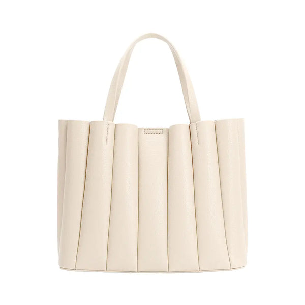 Melie Bianco Adela Vegan Leather Tote [ivory]