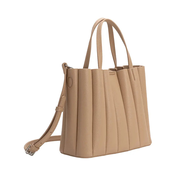 Melie Bianco Adele Vegan Leather Tote [nude]