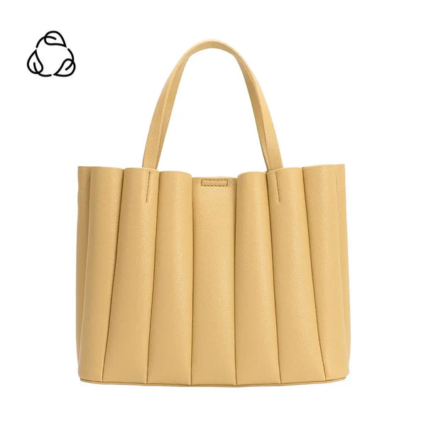 Melie Bianco Adela Vegan Leather Tote [yellow]