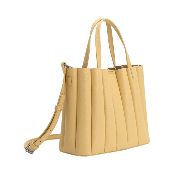 Melie Bianco Adela Vegan Leather Tote [yellow]