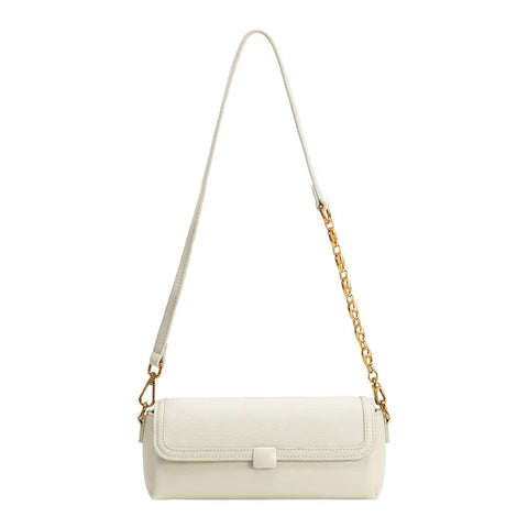 Melie Bianco Fancy Vegan Leather Clutch/Crossbody Bag [ivory]