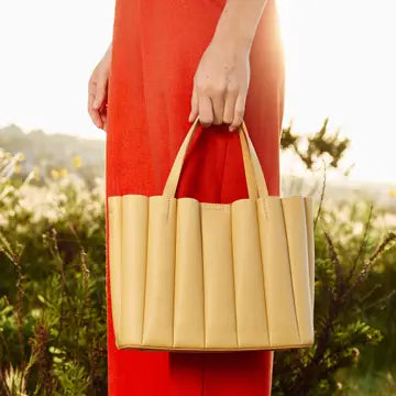 Melie Bianco Adele Vegan Leather Tote [nude]