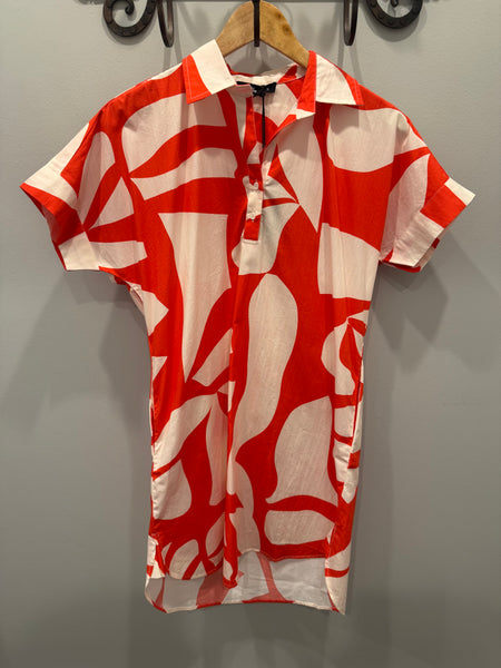 Maude Anna Dress [scarlet shards]