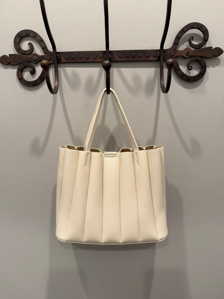 Melie Bianco Adela Vegan Leather Tote [ivory]