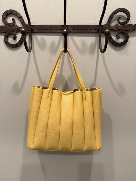 Melie Bianco Adela Vegan Leather Tote [yellow]