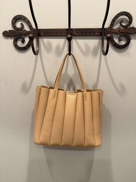 Melie Bianco Adele Vegan Leather Tote [nude]