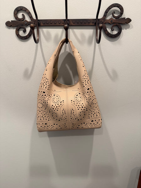 Melie Bianco Farrow Vegan Leather Tote Bag [nude]