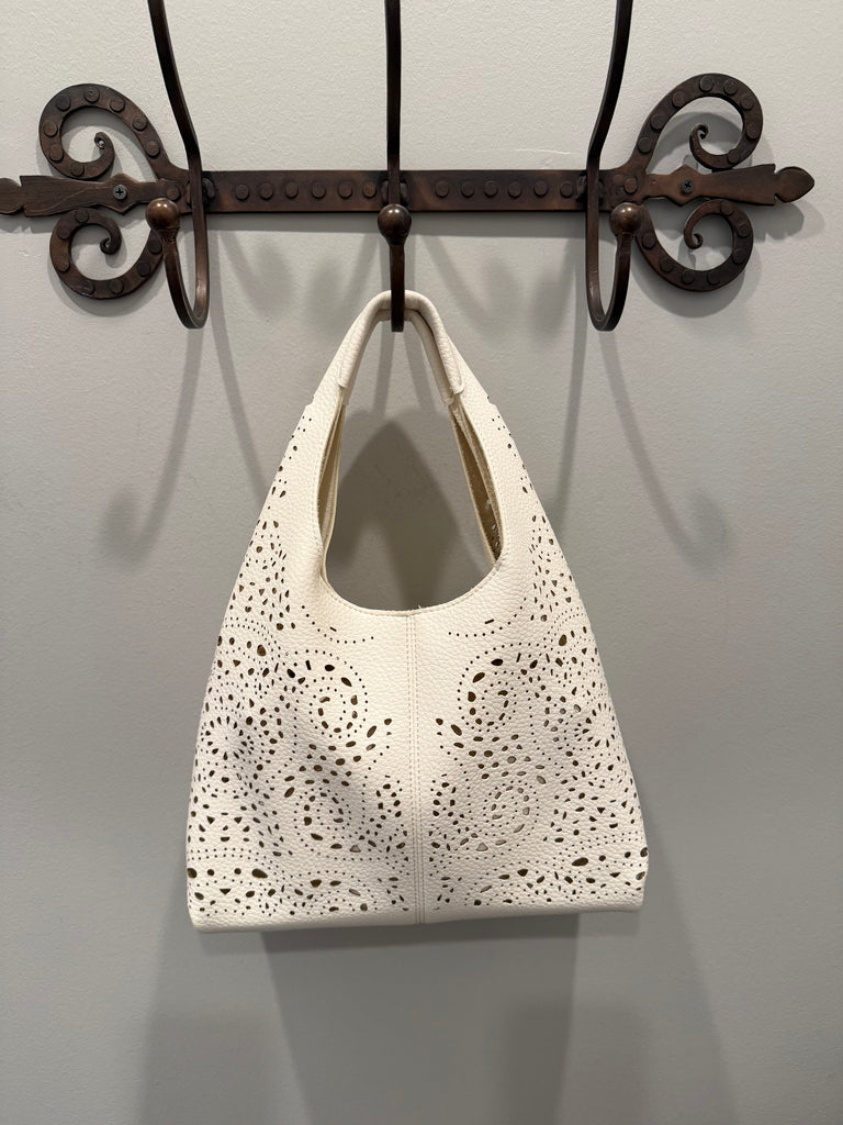 Melie Bianco Farrow Vegan Leather Tote Bag [ivory]