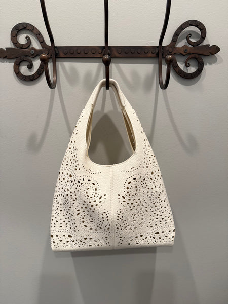 Melie Bianco Farrow Vegan Leather Tote Bag [ivory]