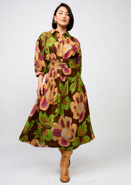 Uncle Frank Big Blooms Dress