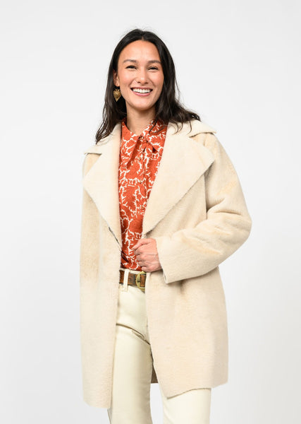 Ivy Jane Faux Fur Car Coat