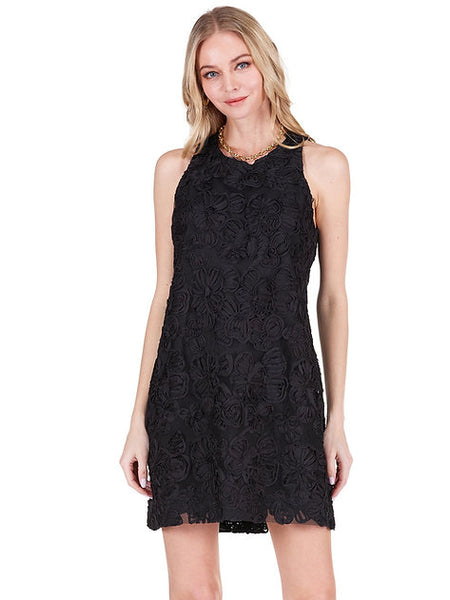Joy Joy Soutache Dress [black]