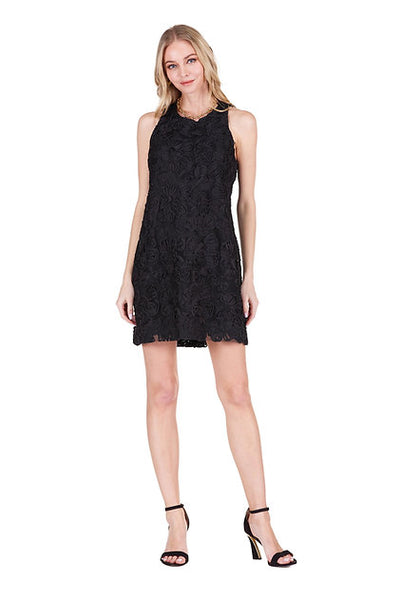 Joy Joy Soutache Dress [black]