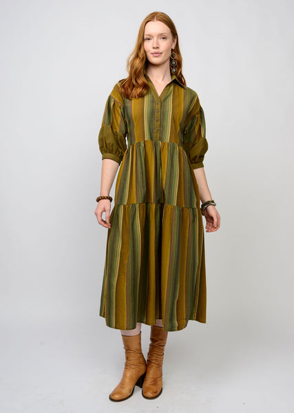 Uncle Frank Variegated Stripe Dress