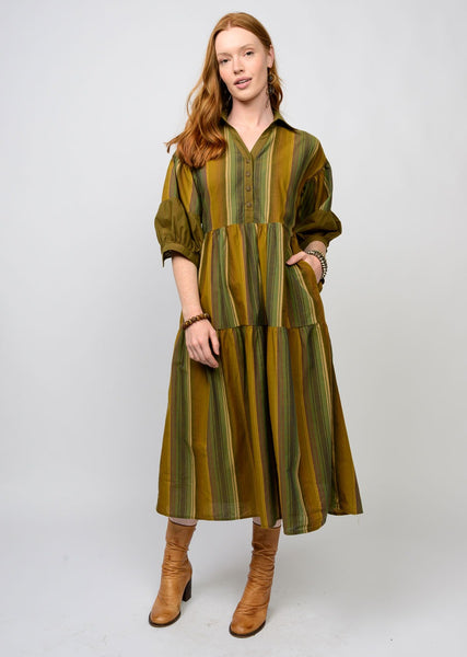 Uncle Frank Variegated Stripe Dress