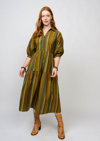 Uncle Frank Variegated Stripe Dress