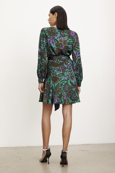 Velvet Bridget Long Sleeve Wrap Dress