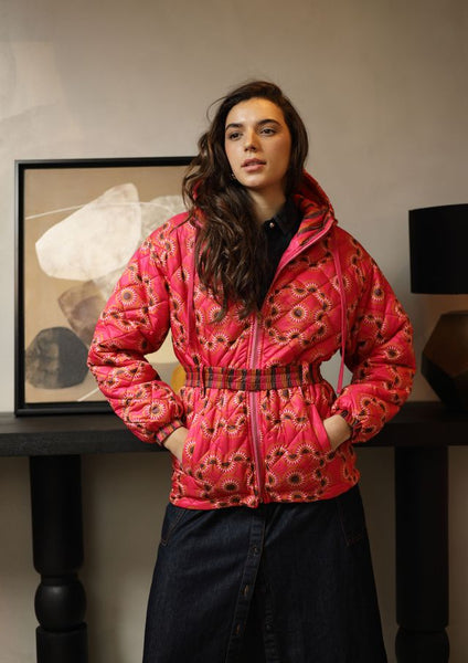 Emily Lovelock Beetroot Paula Puffer Jacket