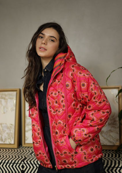 Emily Lovelock Beetroot Paula Puffer Jacket