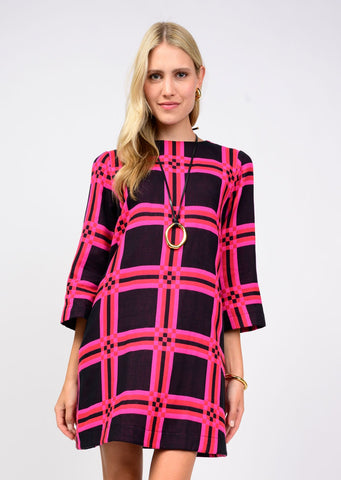 Uncle Frank Plaid Shift Dress