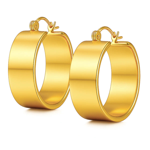 Ellie Vail Lia Wide Hoop Earring