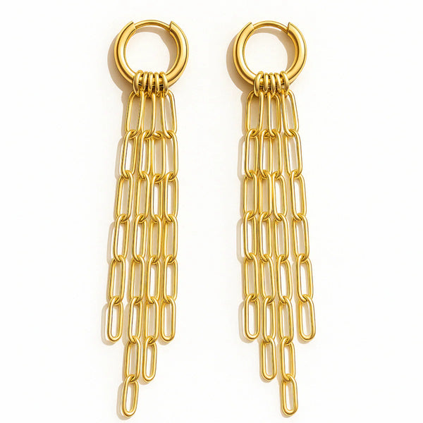 Ellie Vail Olandria Drop Chain Earring