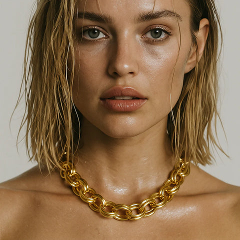 Ellie Vail Louella Double Chain Necklace