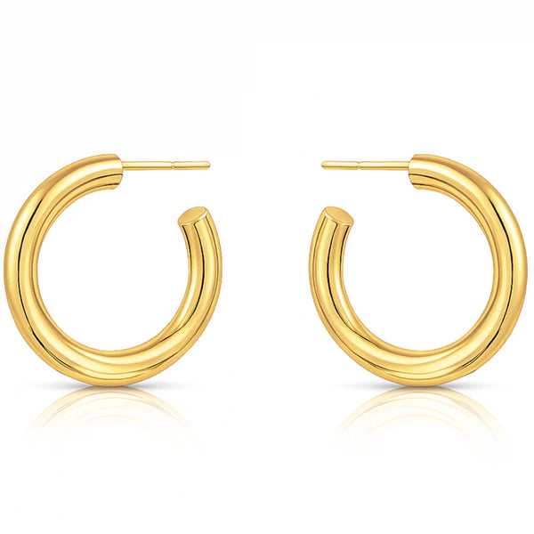 Ellie Vail Flora Medium Hoop Earring