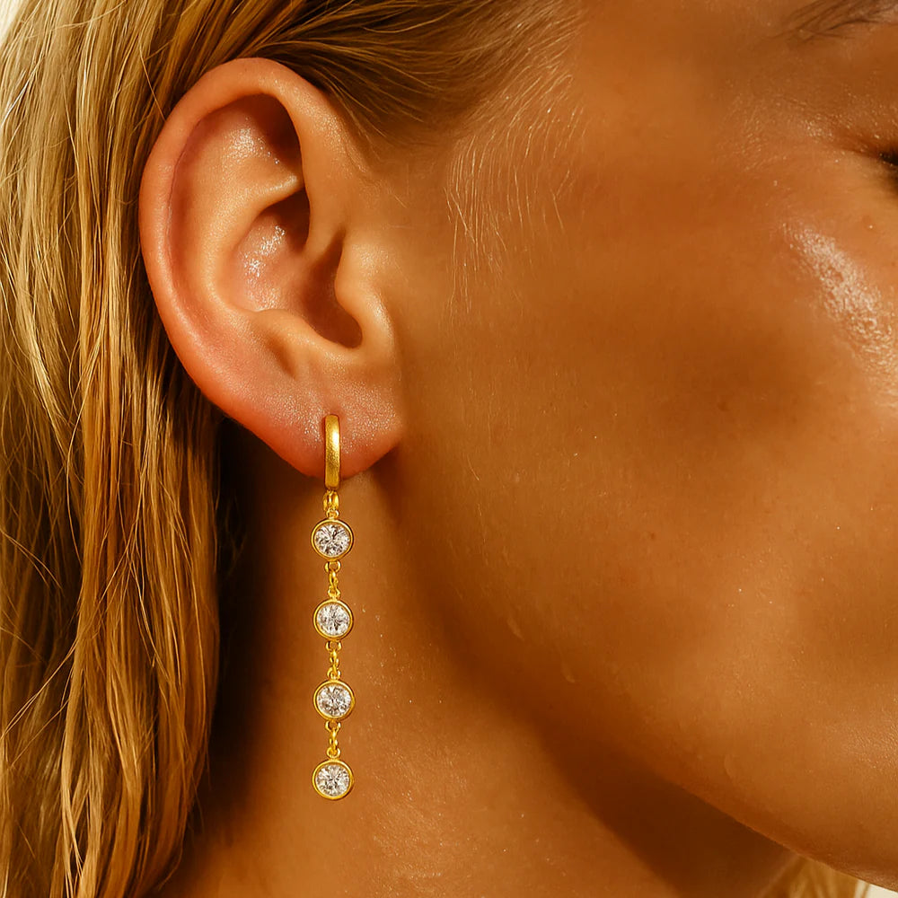 Ellie Vail Cadence Huggie Drop Earring