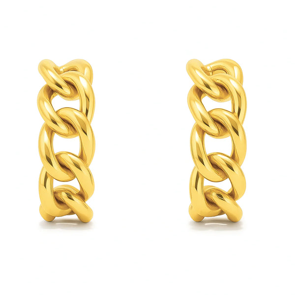 Ellie Vail Braxton Chain Hoop Earring