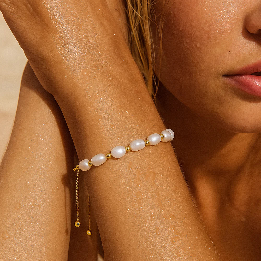 Ellie Vail Hayden Pearl Bracelet