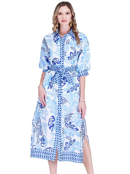 Jade Maxi Shirt Dress