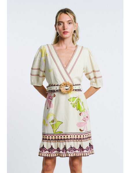 Ciebon Floral Printed Mini Dress