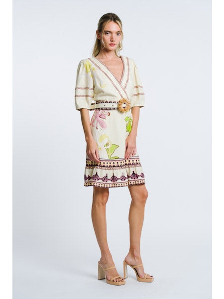 Ciebon Floral Printed Mini Dress