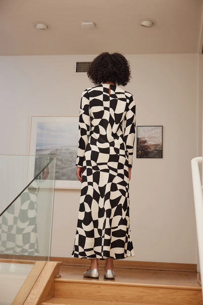 Lucy Paris Daiya Geometric Dress
