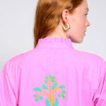 Uncle Frank Blocked Embroidery Dress