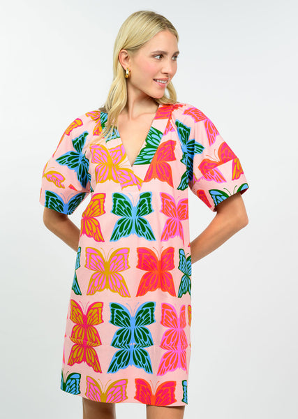 Uncle Frank Butterflies Shift Dress