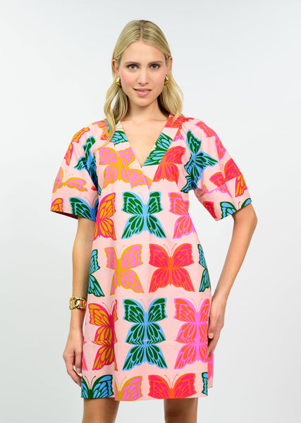 Uncle Frank Butterflies Shift Dress