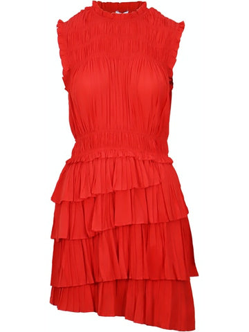 Lucy Paris Tory Pleated Dress