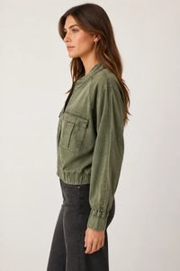 Level 99 Alex Bomber Jacket [avocado]