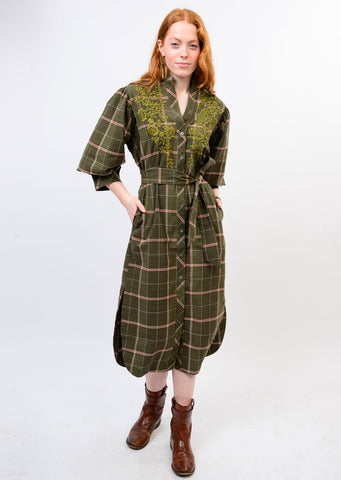 Sister Mary Triana Plaid Dress