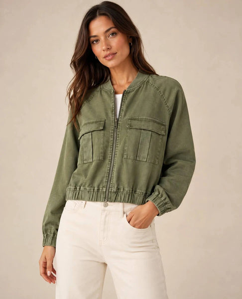 Level 99 Alex Bomber Jacket [avocado]